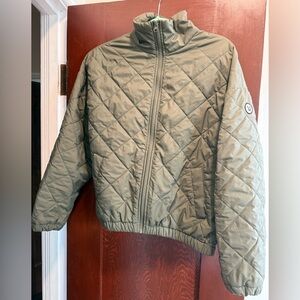 Vuori Quilted Olive Jacket